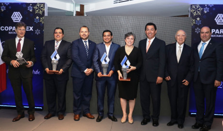 Reconoce alcalde Mario López a socios de COPARMEX,  en entrega de galardones “Don Arturo Garza Uribe”