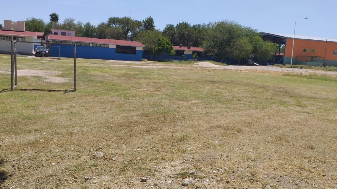 Sanea Municipio escuela pública y área verde