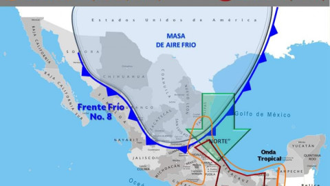 PC alerta por frente frío 8 en Nuevo Laredo