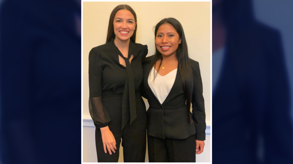 Yalitza se reúne con Alexandria Ocasio-Cortez