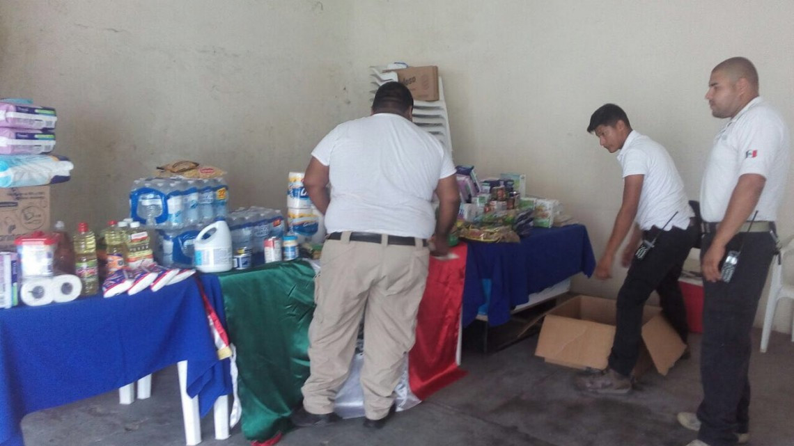NotiGAPE Matamoros entrega víveres donados vivieres a damnificados