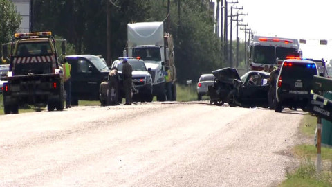 Cinco heridos dejó un aparatoso accidente en Mission