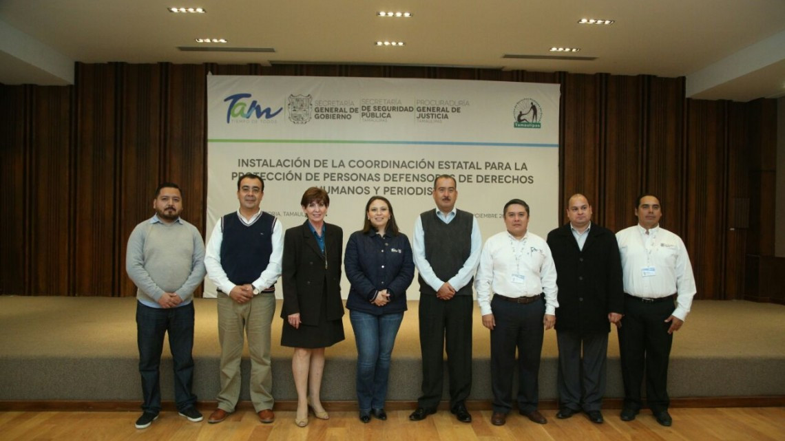 Instala Tamaulipas Coordinación para protección de periodistas y activistas