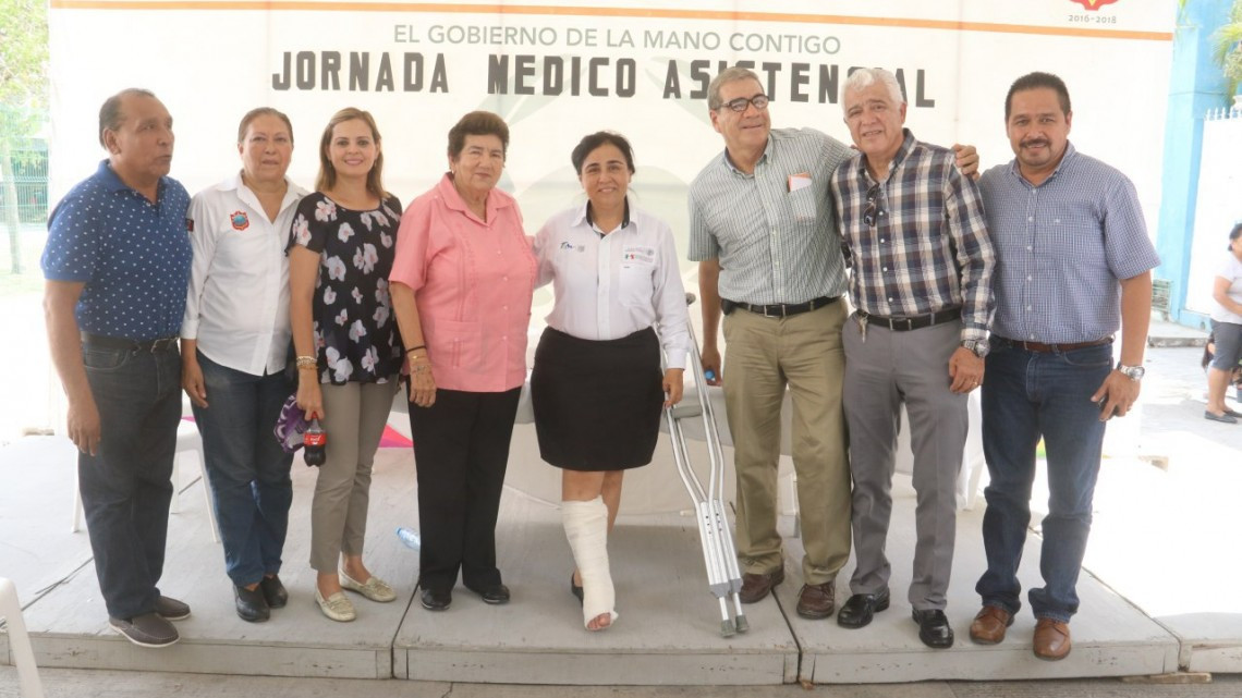 Beneficia gobierno de Tampico a habitantes de la colonia “Cascajal” con jornada médico asistencial