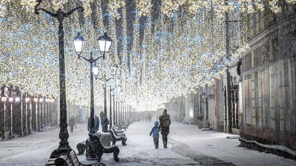 Moscú bajo la nieve es como un cuento de hadas 