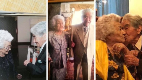 Pareja obtiene el récord Guinness como el matrimonio más longevo del mundo 