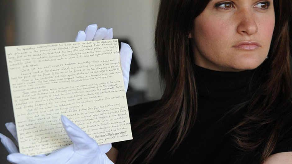 Roban manuscrito de Harry Potter en Birmingham