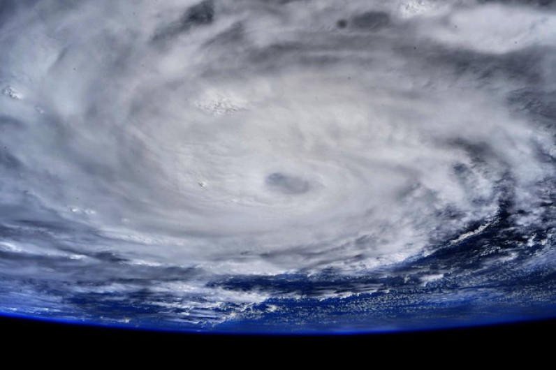 Así se vio Hanna ¡desde el espacio!