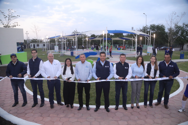 Abre Gobierno de Tamaulipas nuevo Parque de Bienestar en El Mante