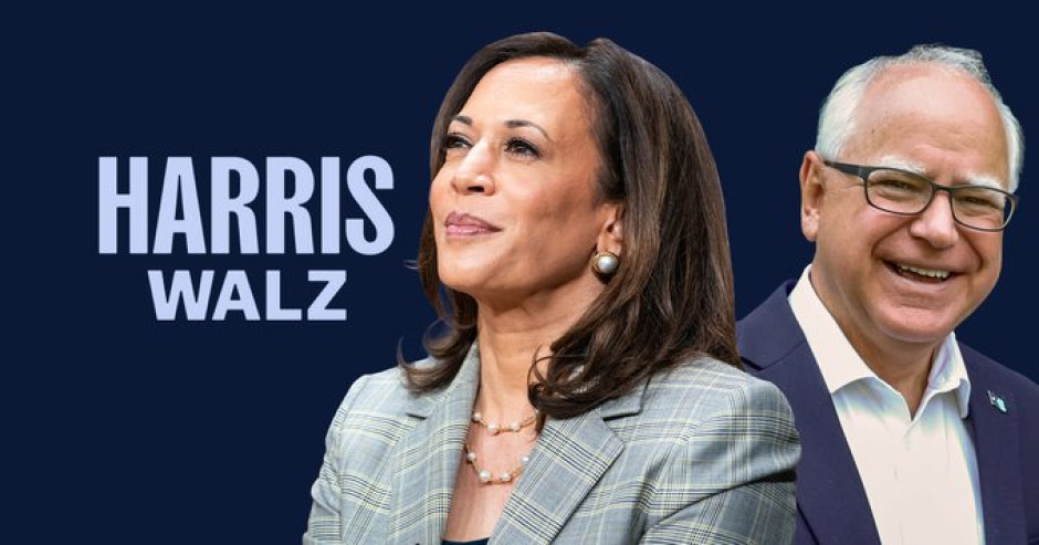 Kamala Harris elige a Tim Walz como su compañero de fórmula a la vicepresidencia