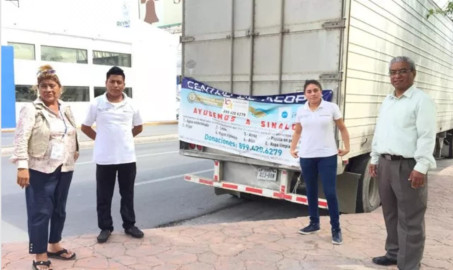 Agradece Lagunilla Garibaldi, el apoyo para damnificados