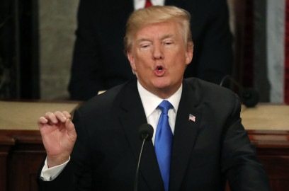 Así fue el 1er discurso del estado de la Unión de Trump
