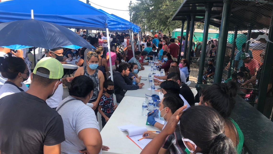 Inician censo en campamento migrante en Reynosa 