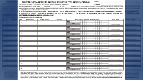Senado rechaza solicitud para realizar consulta y enjuiciar a expresidentes