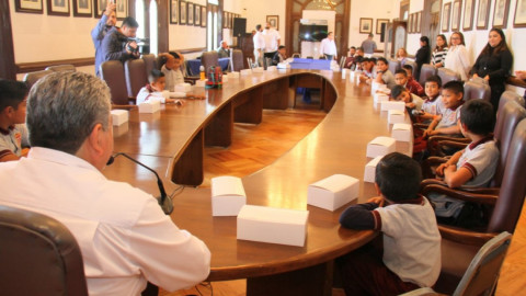 La ruta de la cultura fue para niños de Santa Librada