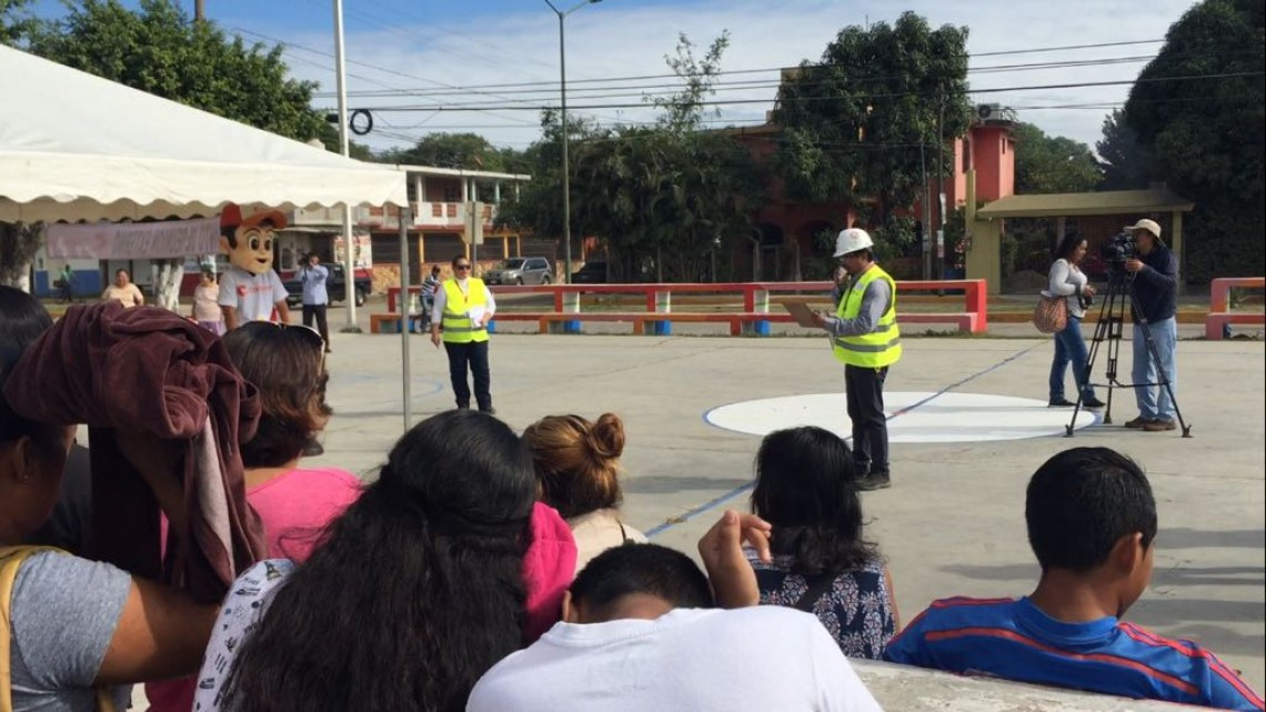 Realizan simulacro con la industria y vecinos aledaños a la empresa