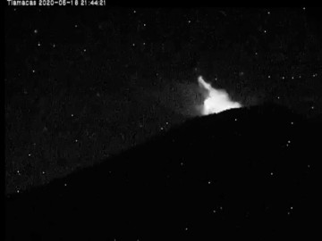 Popocatépetl se mantiene activo