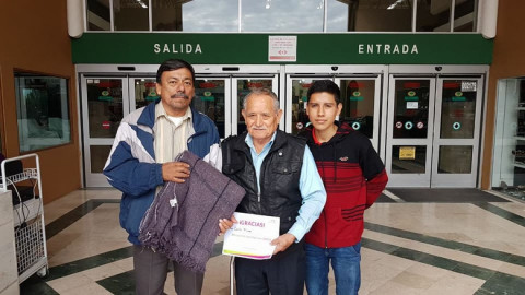 Realizan campaña "Abrigando Familias con Amor"