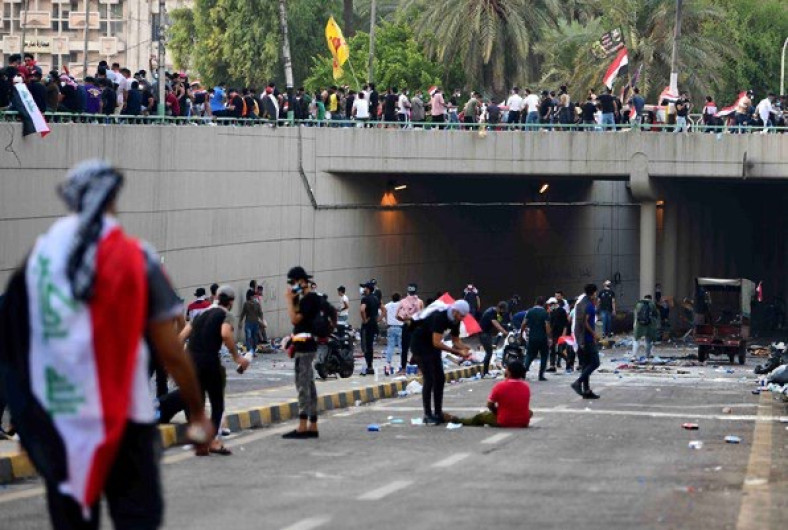 Al menos 120 heridos han dejado las protestas en Irak
