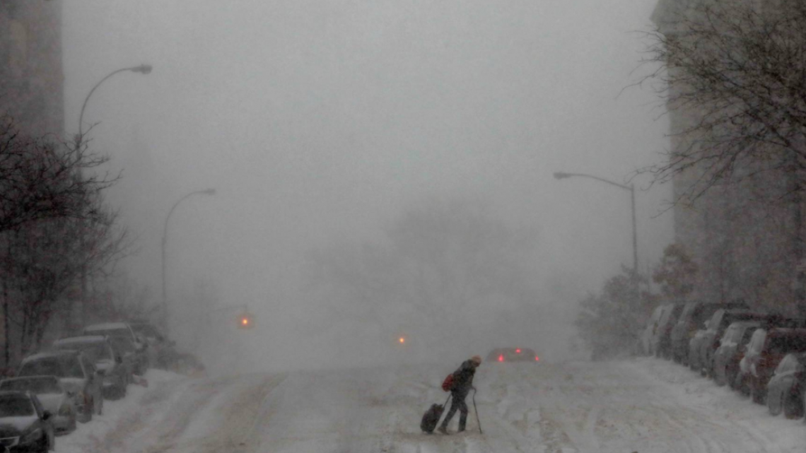 Heladas en EU y Canadá en imágenes