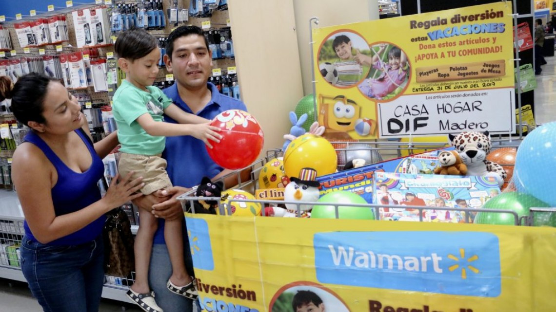 DIF Madero recibe donativo de WalMart Miramar