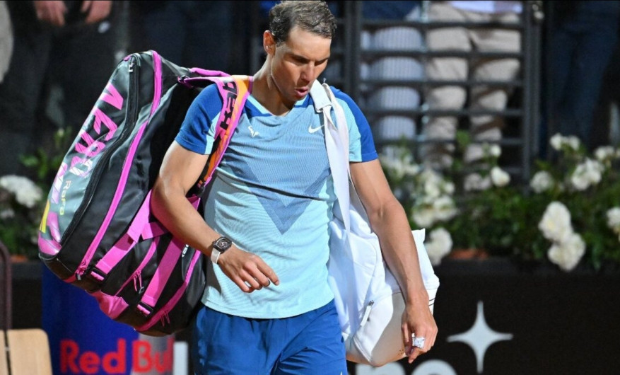 Nadal dice adiós a Roma