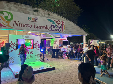 Recibe Pabellón de Nuevo Laredo gran cantidad de visitantes en la Feria Tamaulipas 2024