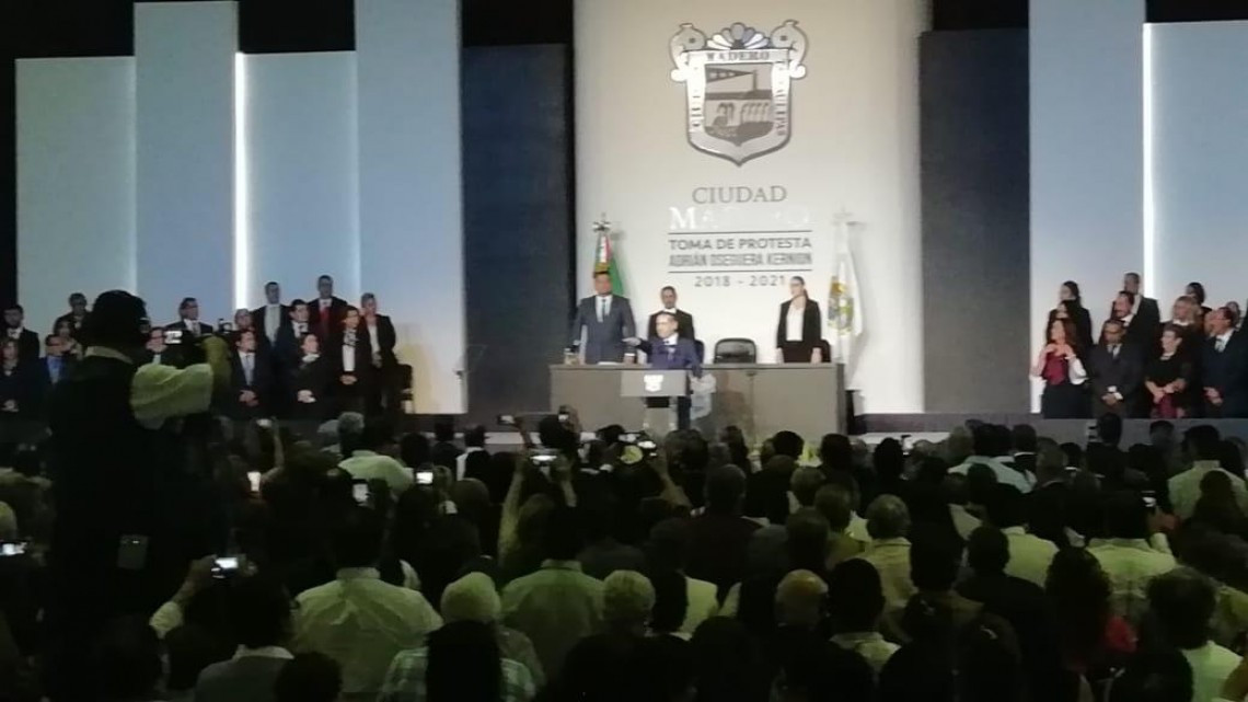 Adrián Oseguera asume cargo de presidente municipal de Madero