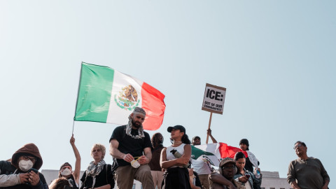 Anuncia manifestación en Reynosa contra represión de migrantes en Los Ángeles
