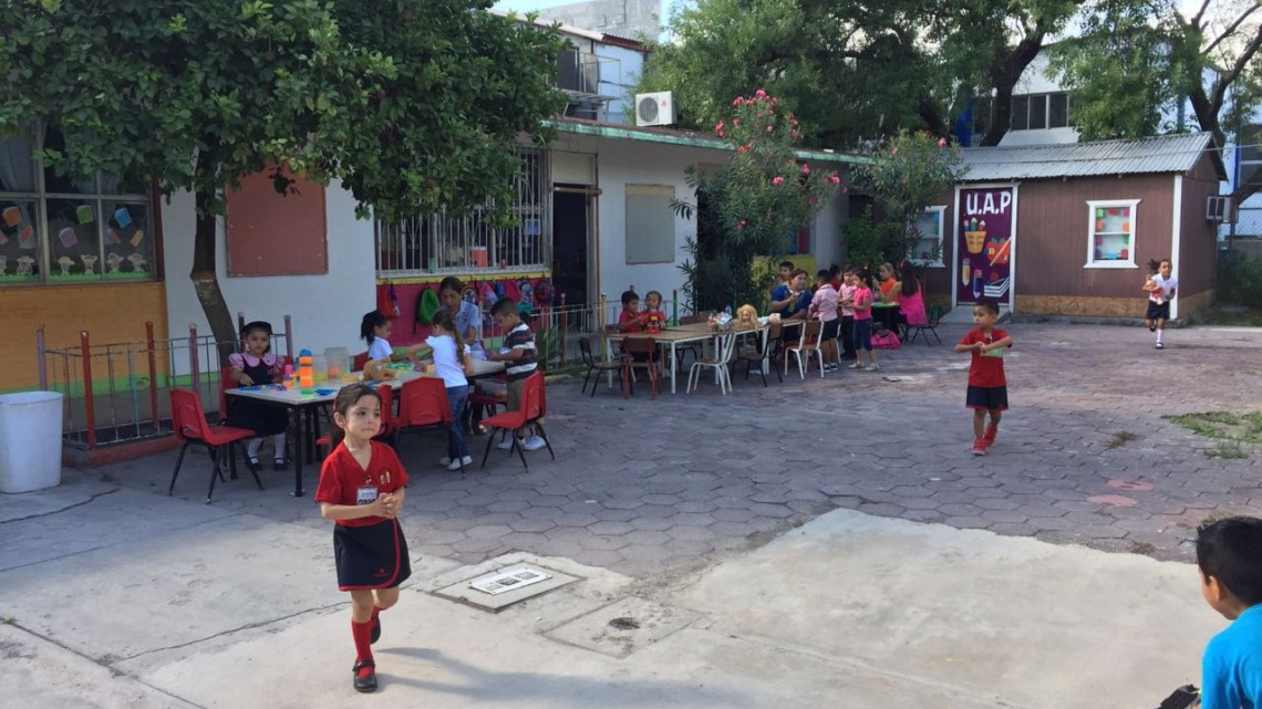 Explota transformador en jardín de niños en Matamoros