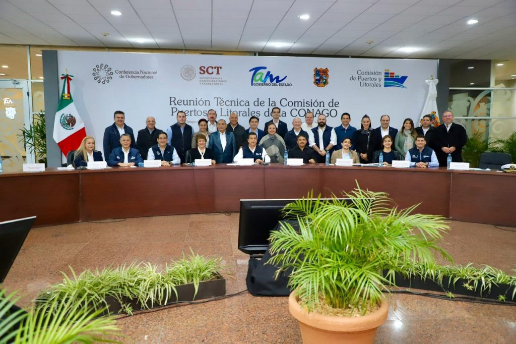 Presente Alma Laura Amparán en reunión técnica de Comisión de Puertos y Litorales de la CONAGO