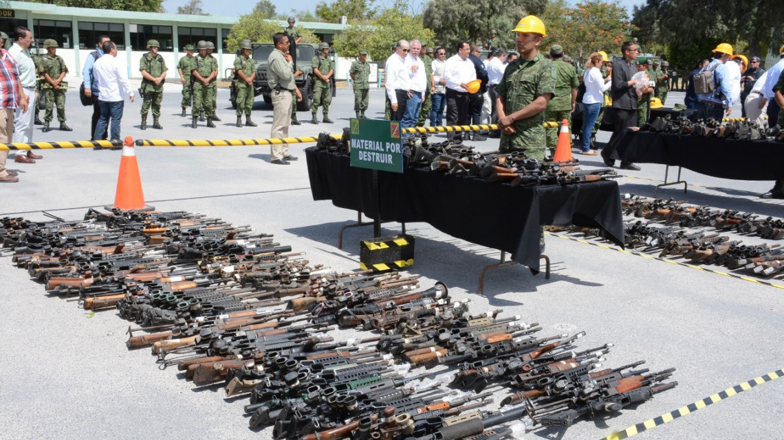 Presente alcaldesa en ceremonia de Destrucción de Armas