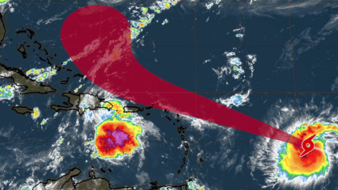 ‘Jerry’ se convierte en huracán categoría 1  rumbo a Puerto Rico 