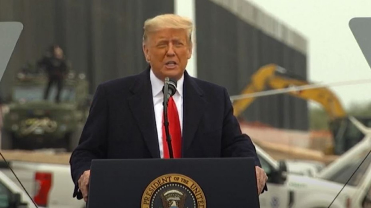 Visita Trump, Alamo, Tx  para supervisar muro fronterizo 