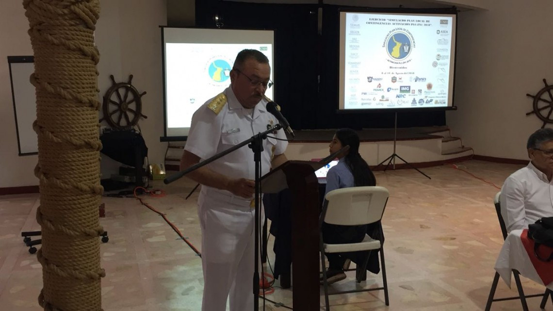 Inauguran los trabajos para el mega simulacro frente a costas tamaulipecas 