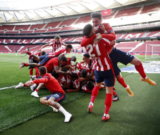 Atlético de Madrid campeón de la Liga española 