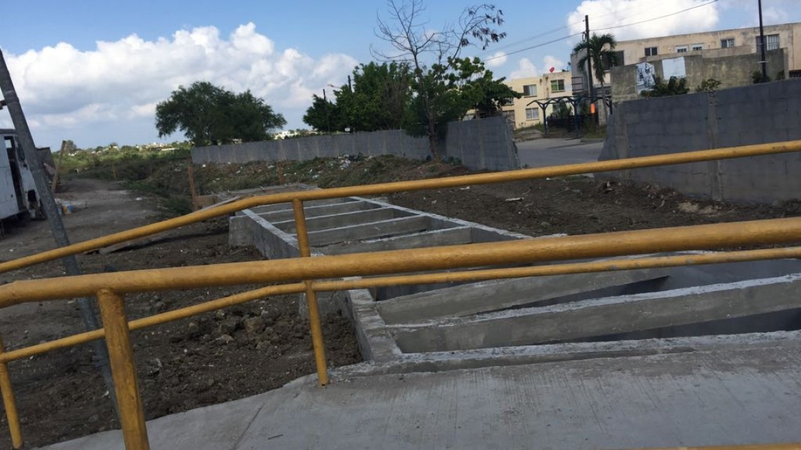 Construyen drenes pluviales para evitar inundaciones 