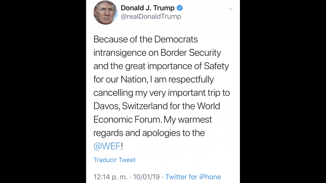 Aterriza Donald Trump en el aeropuerto de McAllen