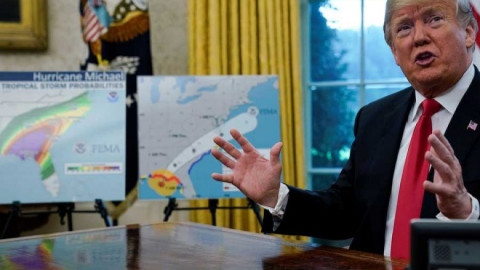 Trump visitará zonas afectadas por "Michael"