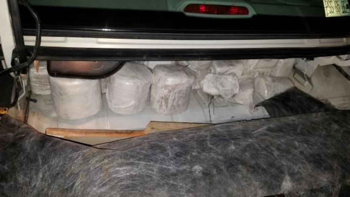 Detienen a persona que transportaba marihuana