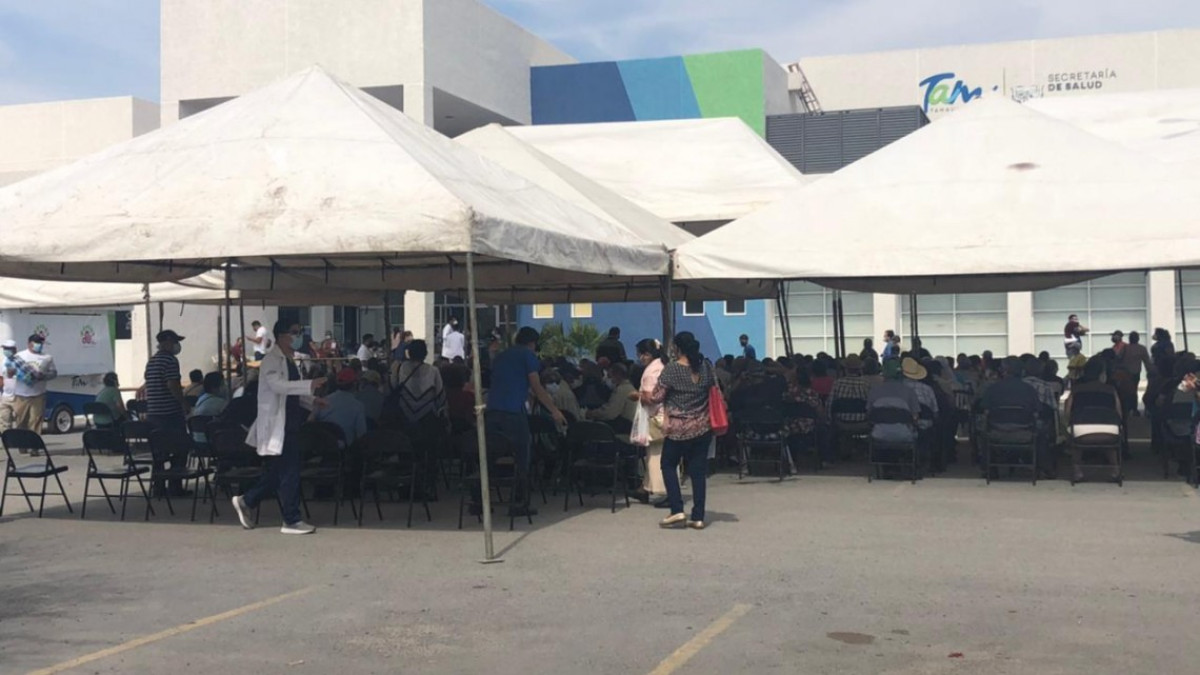 Inicia vacunación de adultos mayores en Río Bravo con cerca de 2 mil dosis 
