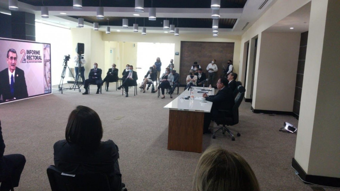 Mediante videoconferencia se entrega 2do informe de la UAT 