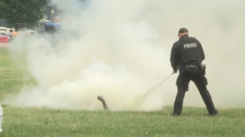 Hombre se prende fuego frente a la Casa Blanca