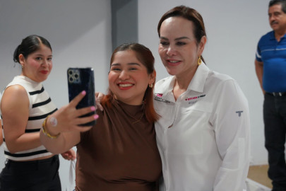 Carmen Lilia Canturosas, candidata a presidenta municipal refrendó su compromiso de trabajar de la mano del Colegio de Ingenieros Civiles