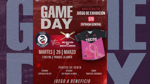 Asiste al juego con causa de los Tecos de los dos Laredos