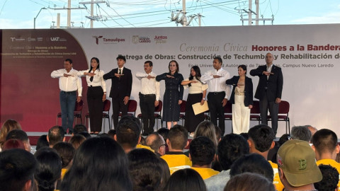 Entrega municipio obras a la UAT