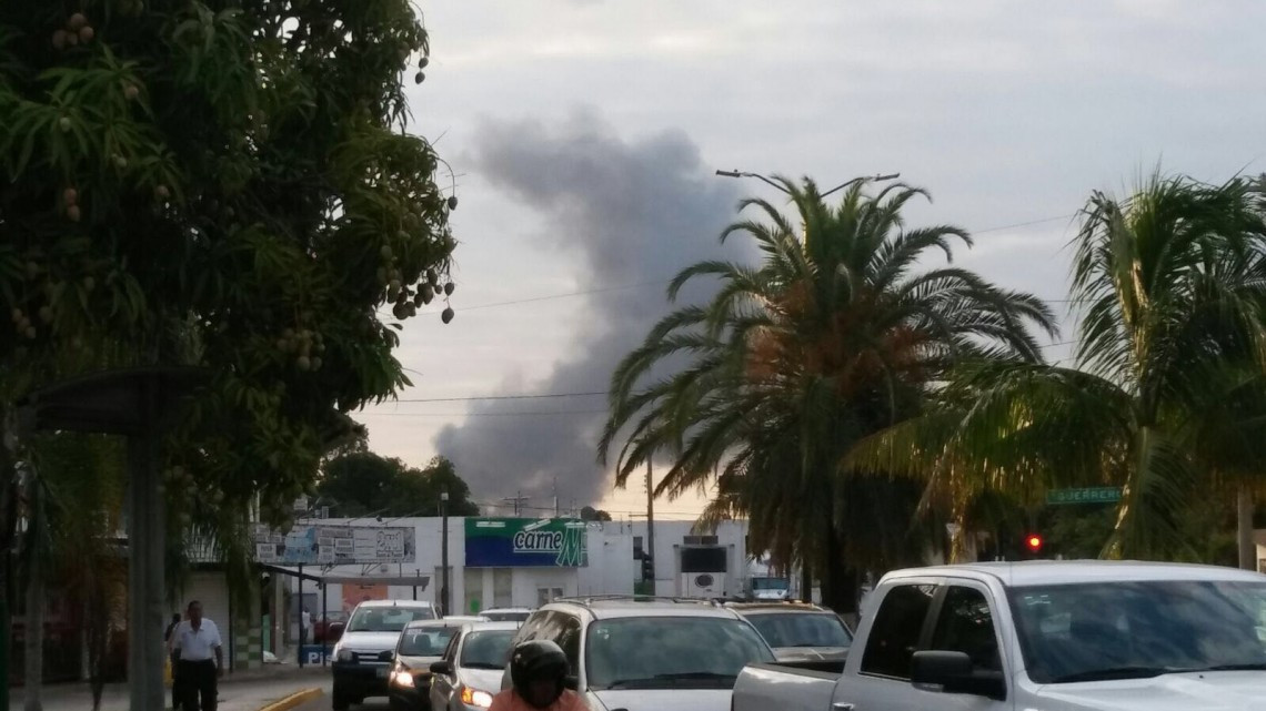 Contingencia en planta de Coque de Pemex en Madero 