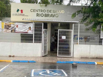Lluvias dejan daños en el centro de salud de Río Bravo