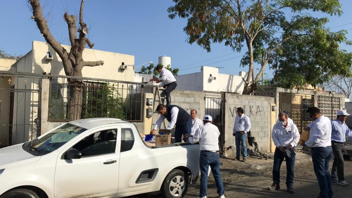 Continúa atención a familias de Reynosa tras inundaciones