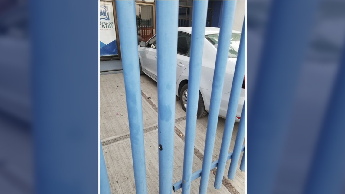 Balean sede del PAN en Tamaulipas 